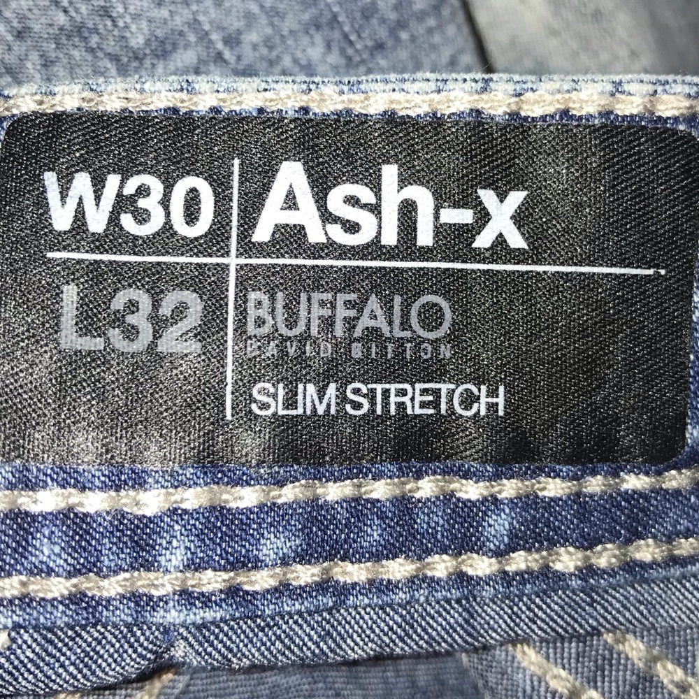 NWT BUFFALO ASH-X SLIM STRAIGHT LEG JEANS 30X32 - Picture 8 of 8